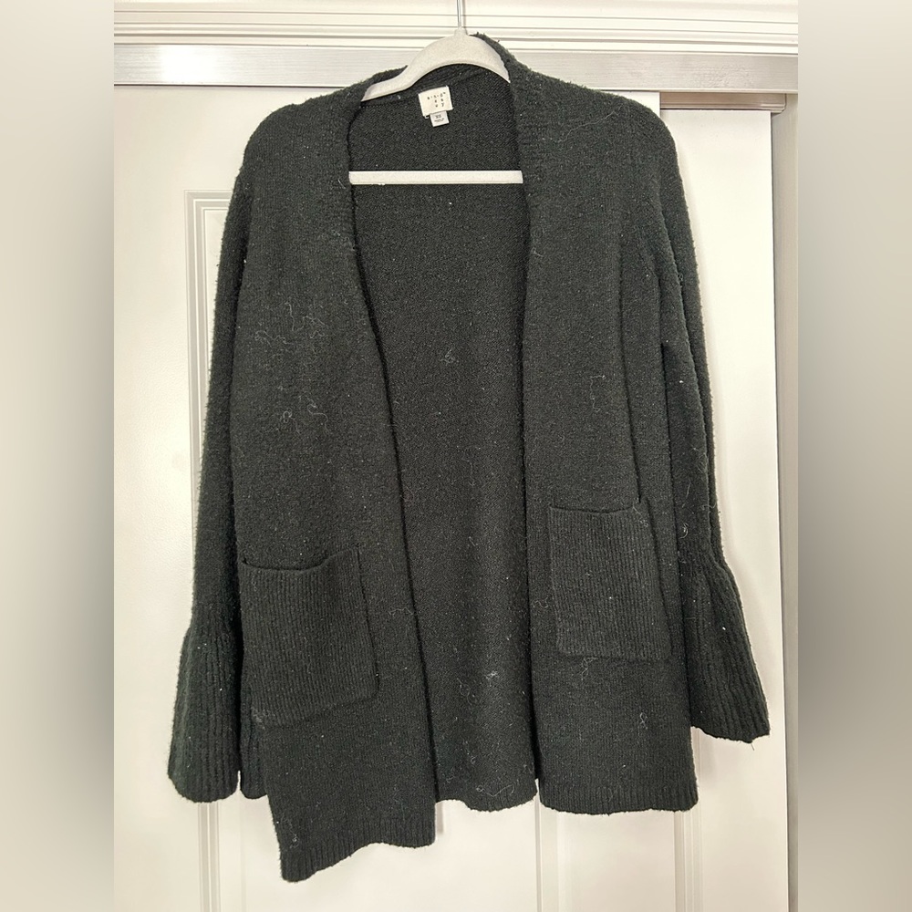 A New Day - Women’s (XS) Bell/Flare Sleeve Cardigan with Pockets